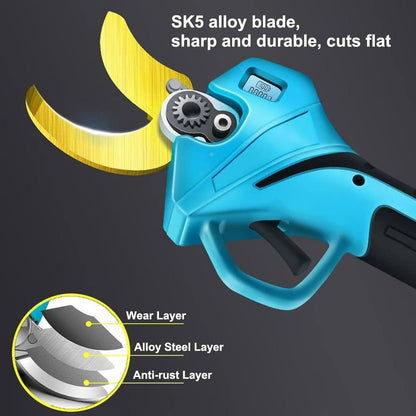 4-in-1 Hochentaster & Astscheren-Set: 8" Mini-Kettensäge, kabellose Gartenschere mit Verlängerungsstange, 2x 13000mAh Akkus (148 Zeichen)