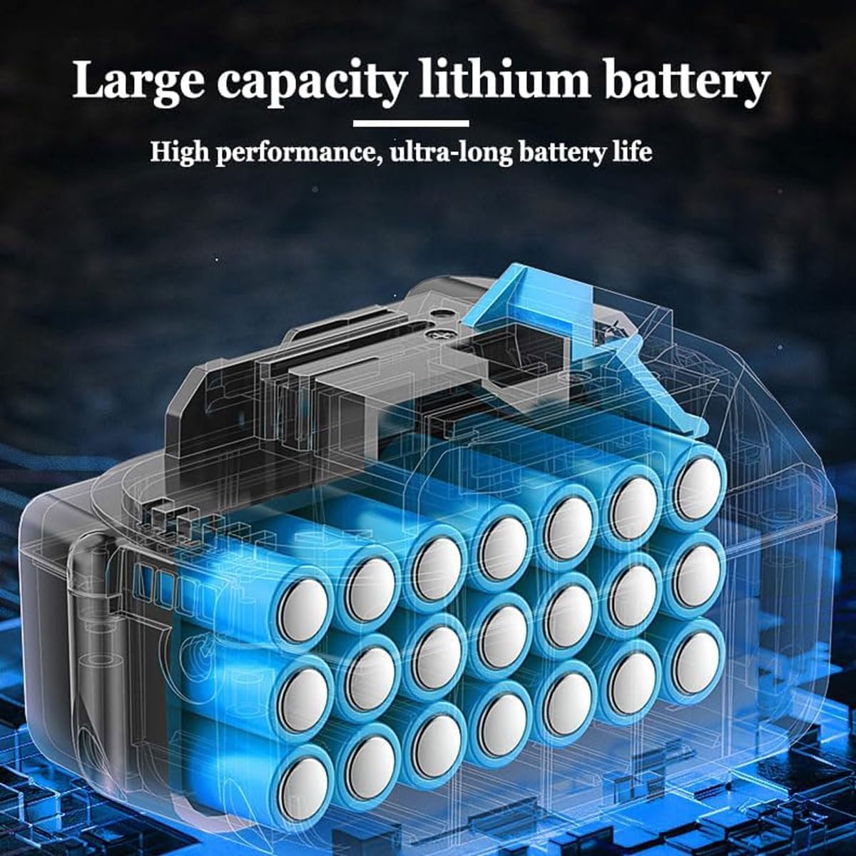 GHRERTX 4-in-1 Hochentaster & Astscheren-Set, 8" Mini-Kettensäge mit Öler, Akku-Gartenschere, Verlängerungsstange & 2 Akkus (147 Zeichen)
